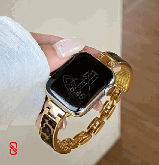 بند اپل واچ بنگل هرمس Hermes پلنگی